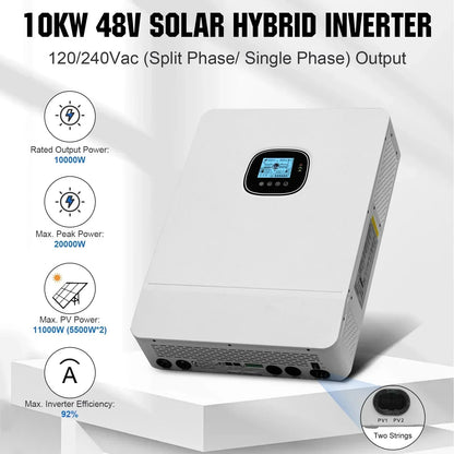 ECO-WORTHY 10000W Off-Grid Solar Power System L02M410-SRNK10KUSL4800-12