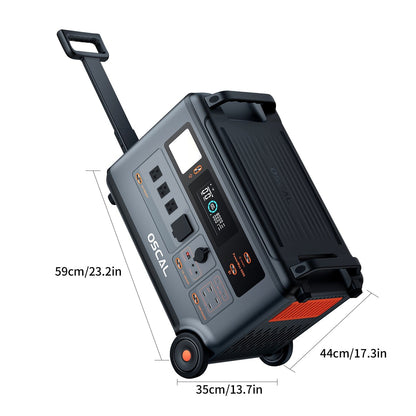 Oscal PowerMax 6000 Portable Power Station 6000W 3600Wh