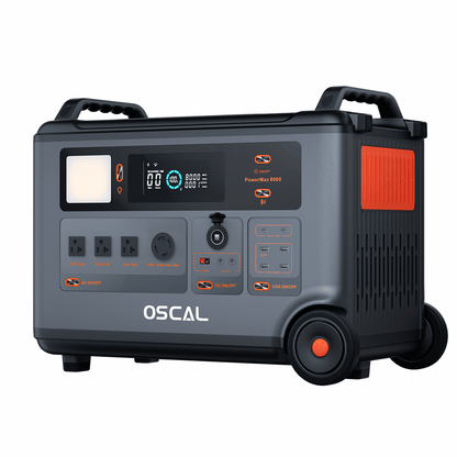Oscal PowerMax 6000 Portable Power Station 6000W 3600Wh