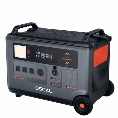 Oscal PowerMax 6000 Portable Power Station 6000W 3600Wh