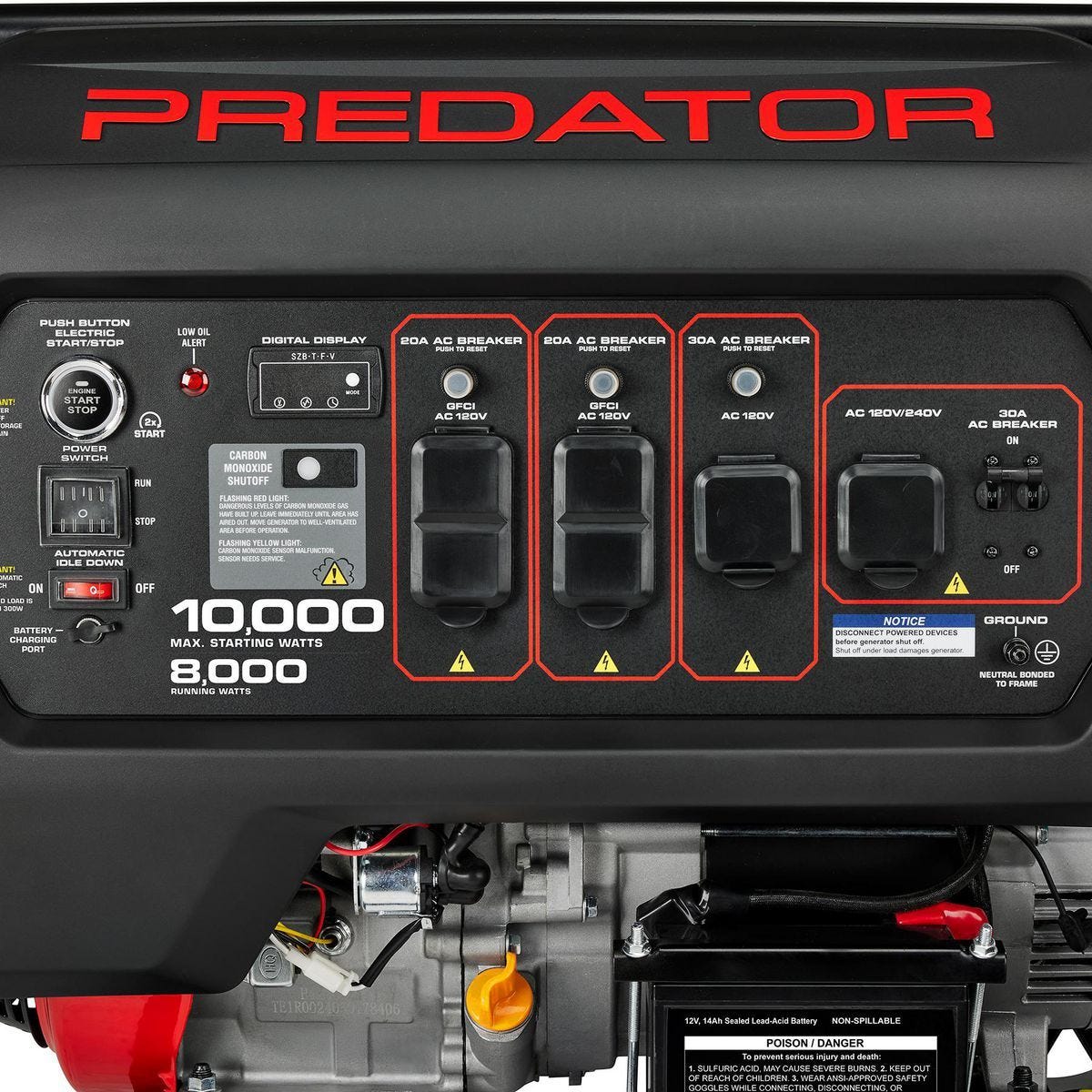 PREDATOR Generatore Portatile 10000W
