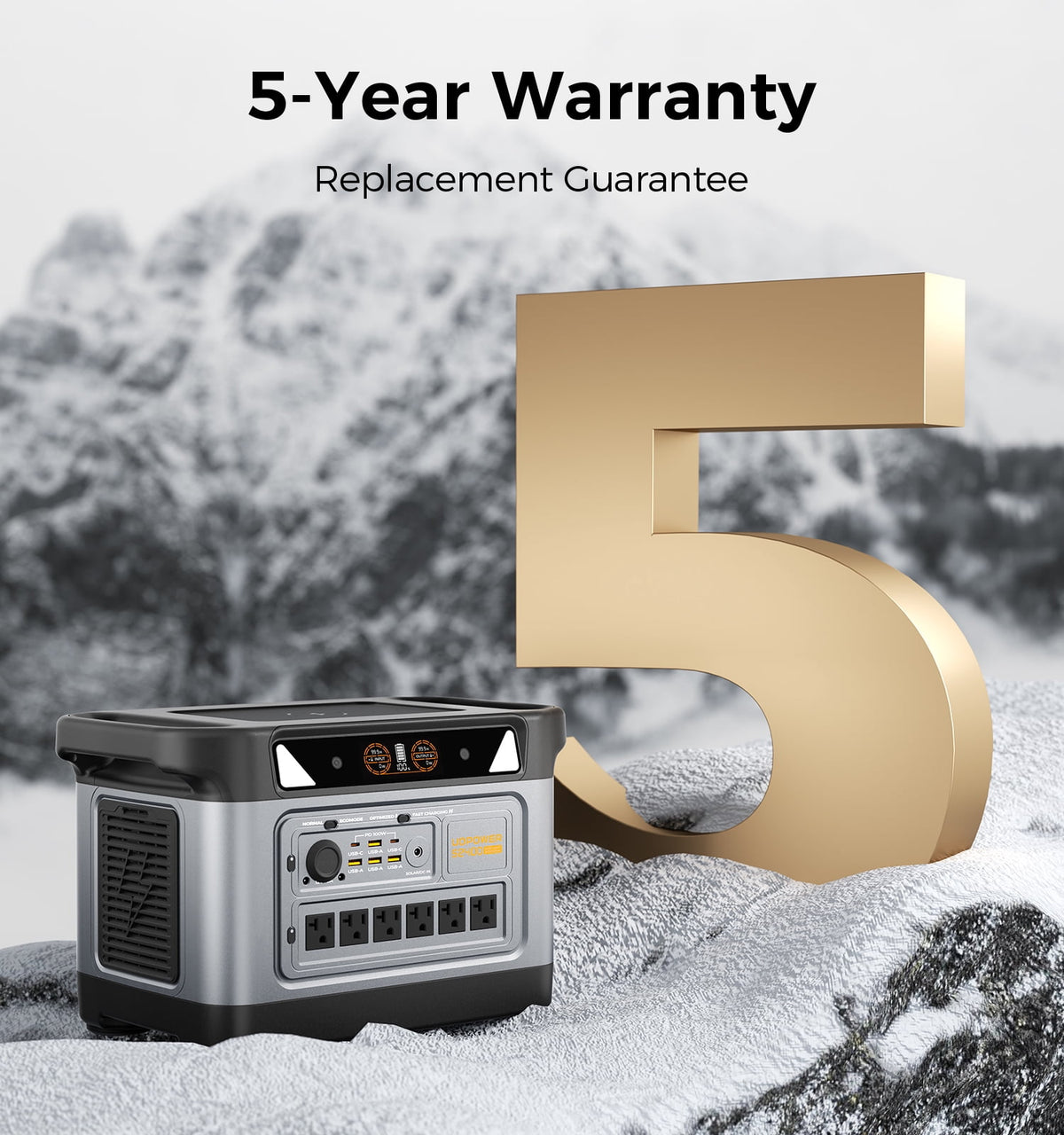 UDPOWER S2400 Generatore Solare Portatile 2400W 2083Wh