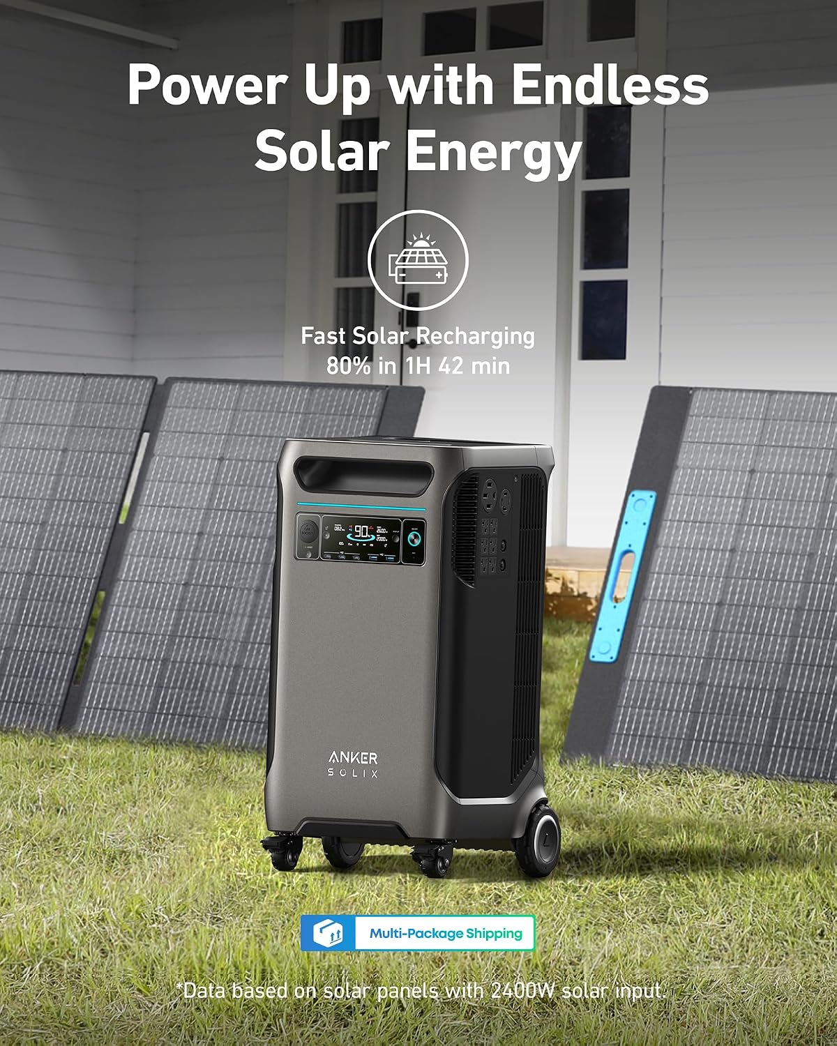 Anker SOLIX F3800 Portable Power Station 6000W 3840Wh