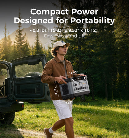 UDPOWER S2400 Generatore Solare Portatile 2400W 2083Wh