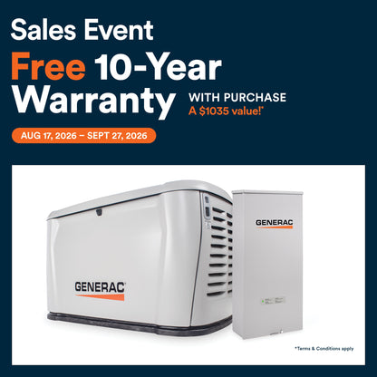Generac 7329 Next Generation Dual Fuel Standby Generator 200A