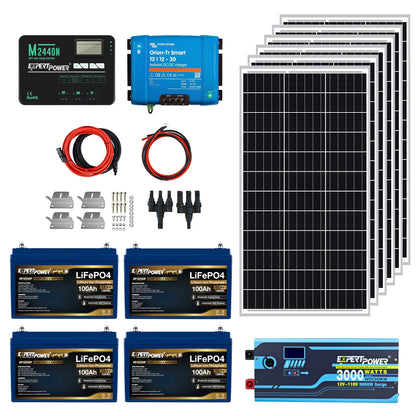 ExpertPower 5kWh 600W Off-Grid Solar Kit