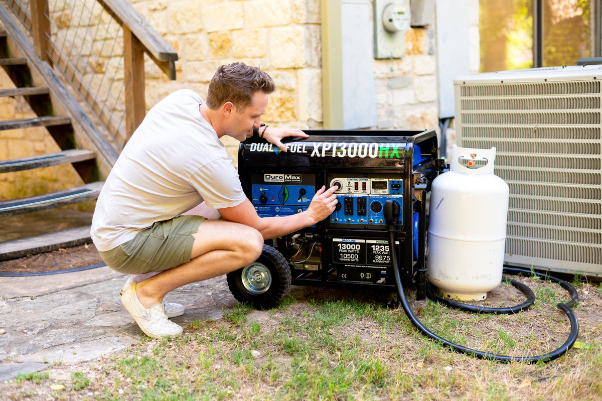 DuroMax XP13000HX Dual Fuel Portable Generator 13000W