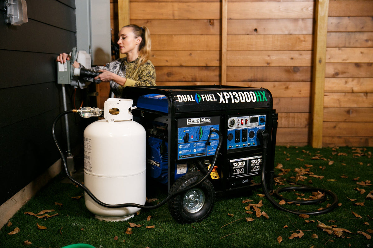 DuroMax XP13000HX Dual Fuel Portable Generator 13000W