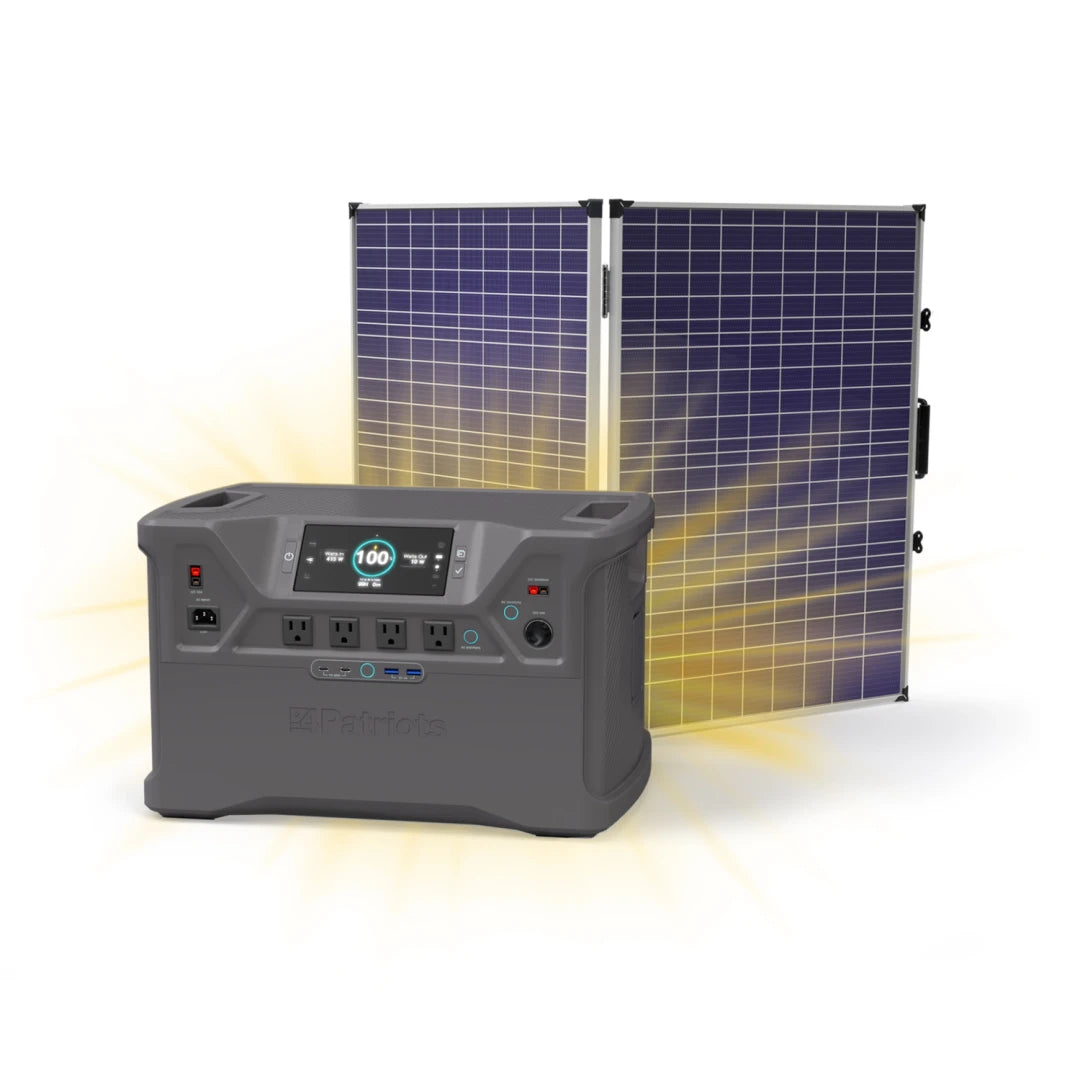 4Patriots Patriot Power 2000X Generatore Solare Portatile 2200W 1612Wh