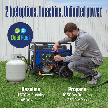 Westinghouse WGen11500DFc 11500W Dual Fuel Portable Generator