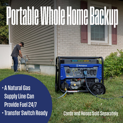 Westinghouse WGen11500TFc 11500W Tri-Fuel Portable Generator