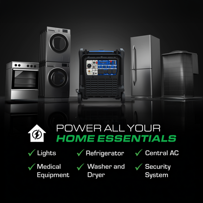 DuroMax XP28000iH Dual Fuel Portable Inverter Generator 28000W