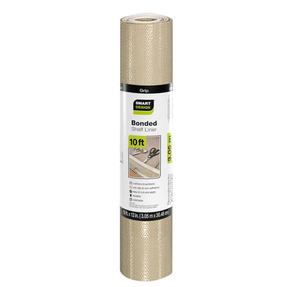 Bonded Grip Shelf Liner - 12 Inch x 10 Feet - Non-Adhesive