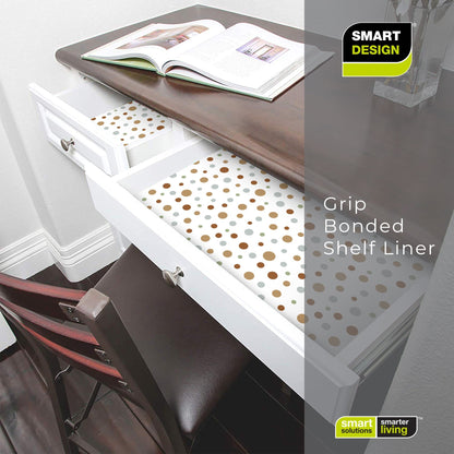 Bonded Grip Shelf Liner - 12 Inch x 10 Feet - Non-Adhesive