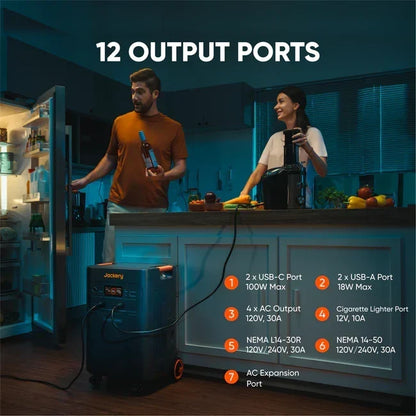 Jackery Explorer 5000 Plus 7200W Portable Power Station