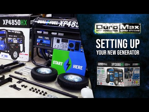 DuroMax XP13000HX Dual Fuel Portable Generator 13000W