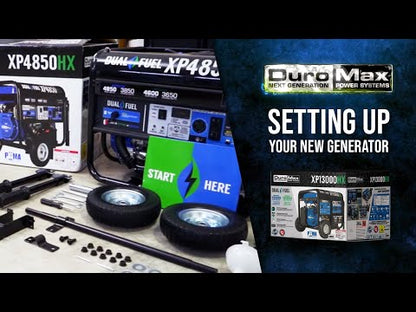 DuroMax XP13000HX Dual Fuel Portable Generator 13000W