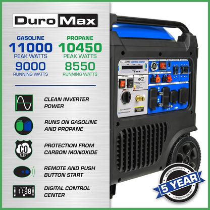 XP11000iH 11000W Dual Fuel Portable Inverter Generator